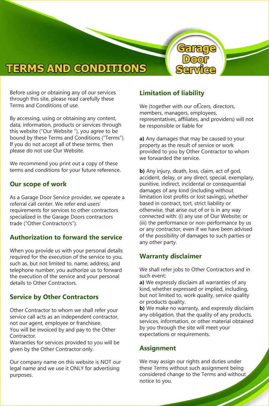 Master Garage Door Service Seattle, WA 206-317-7489